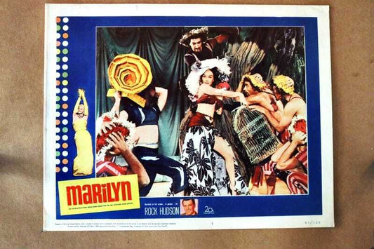 ORIGINAL LOBBY CARD - MARILYN - 1963 - key #7 card