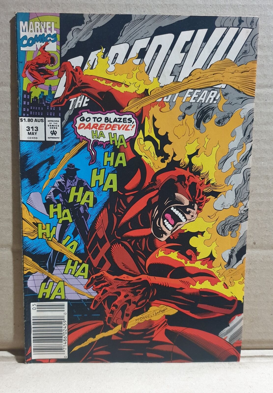 COMIC BOOK -  MARVEL DAREDEVIL THE MAN WITHOUT FEAR #313