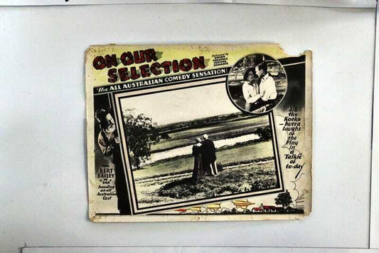 ORIGINAL LOBBY CARD - ON OUR SELECTION - DAD AND DAVE (b) - 1932 -  Title card- Australia