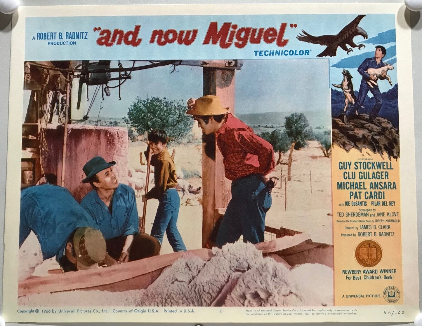 ORIGINAL LOBBY CARDS - AND NOW MIGUEL - 1966 - set of 8