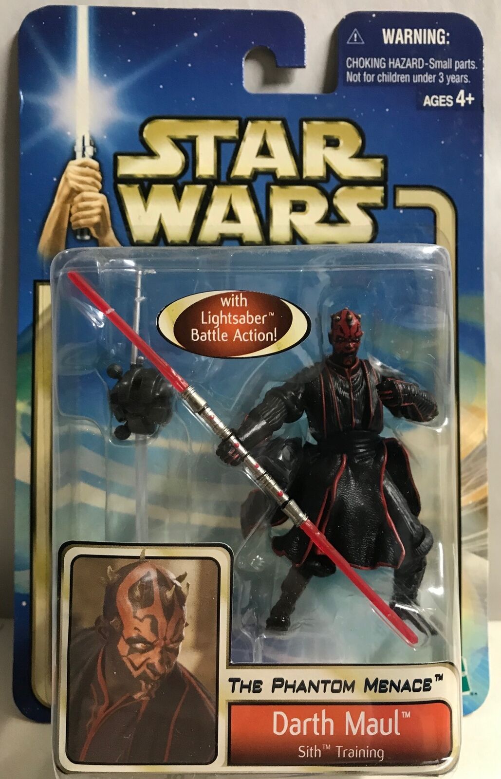 STAR WARS - HASBRO - PHANTOM MENACE - DARTH MAUL - "SITH TRAINING"