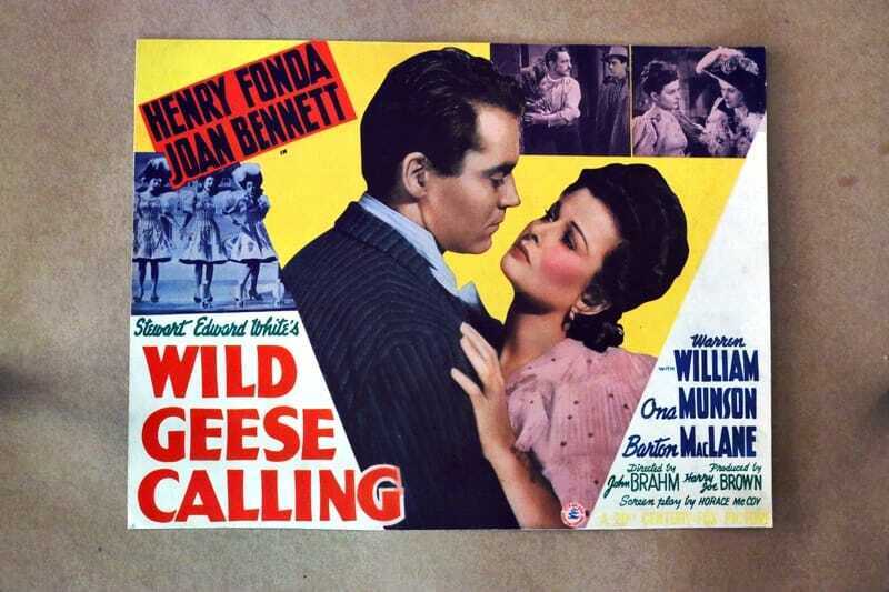 ORIGINAL LOBBY CARD - WILD GEESE CALLING - 1941 - title card