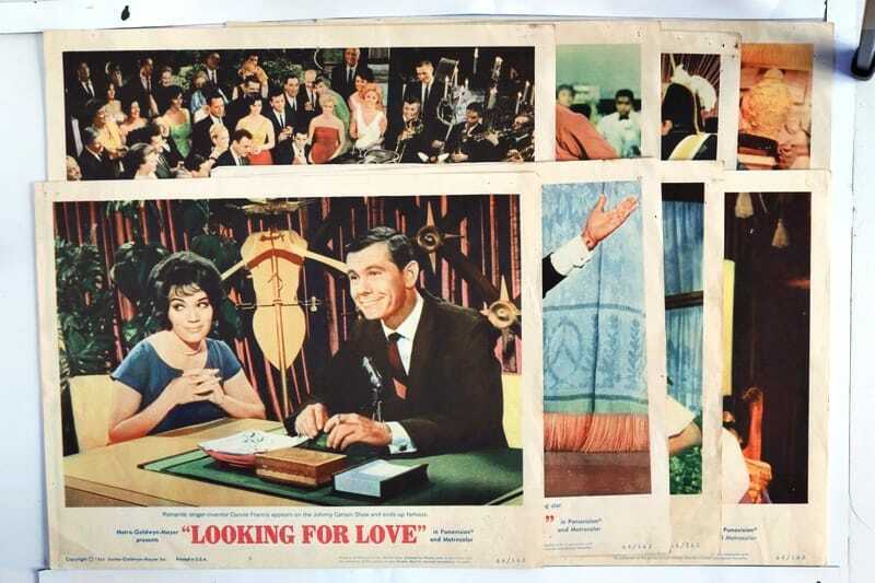 ORIGINAL LOBBY CARDS - LOOKING FOR LOVE - 1964 - set of 8