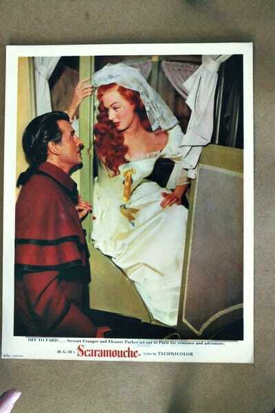 ORIGINAL LOBBY CARD - SCARAMOUCHE - 1952 - title card -  Stewart Granger, Eleanor Parker