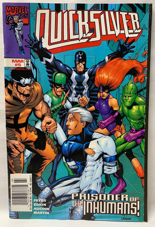 COMIC BOOK - QUICKSILVER #5 PRISONER OF THE INHUMANS