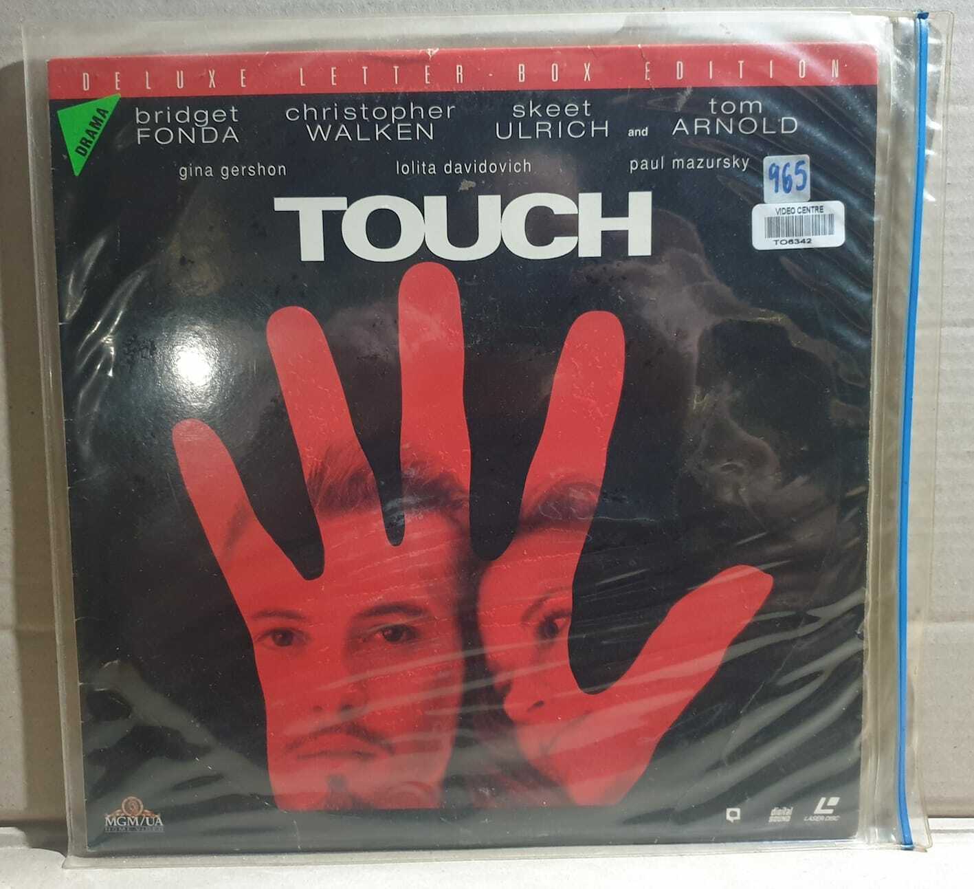 LASERDISC MOVIE - TOUCH - Bridget Fonda, Christopher Walken, Skeet Ulrich, To...