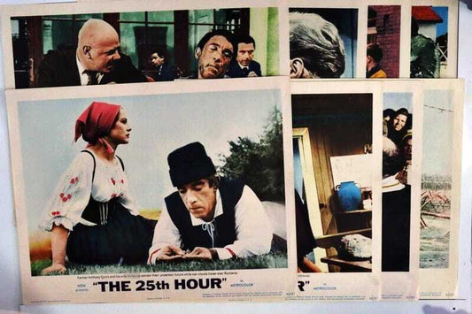 ORIGINAL LOBBY CARDS - THE 25TH HOUR - 1967 - set of 8