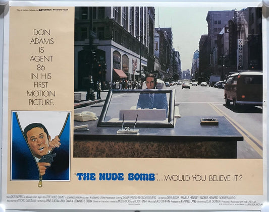 ORIGINAL LOBBY CARD - THE NUDE BOMB (b) - 1980 - title card