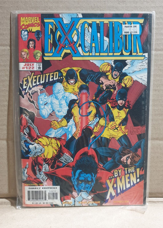 COMIC BOOK -  MARVEL EXCALIBUR #122