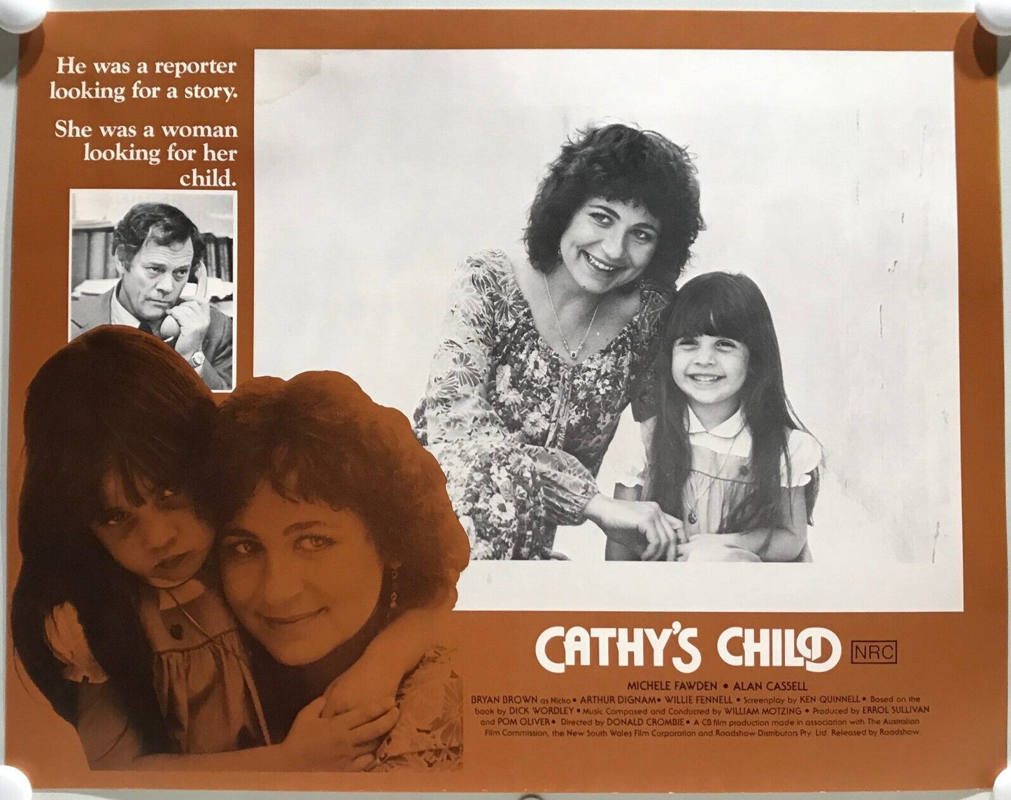 ORIGINAL LOBBY CARDS - CATHY'S CHILD (a) - 1979 - set of 8