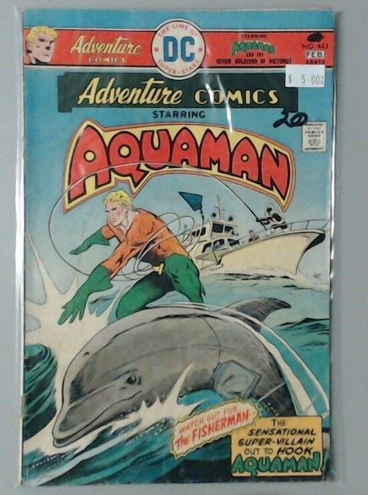 COMIC BOOK -- AQUAMAN ADVENTURE COMICS DC #443