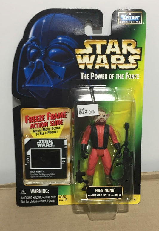 STAR WARS - KENNER - POTF - NIEN NUNB - with Blaster Pistol & Rifle