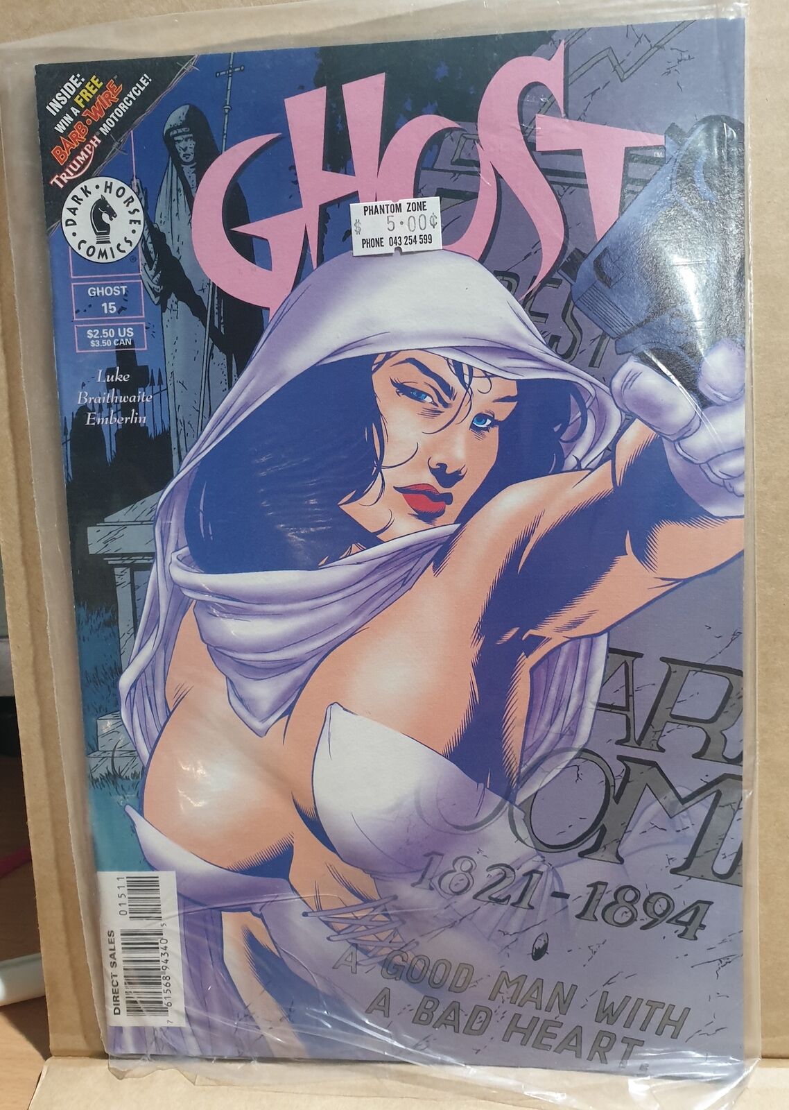 COMIC BOOK - GHOST DARK HORSE #11 #12 #14 #15 #16 #17 #20