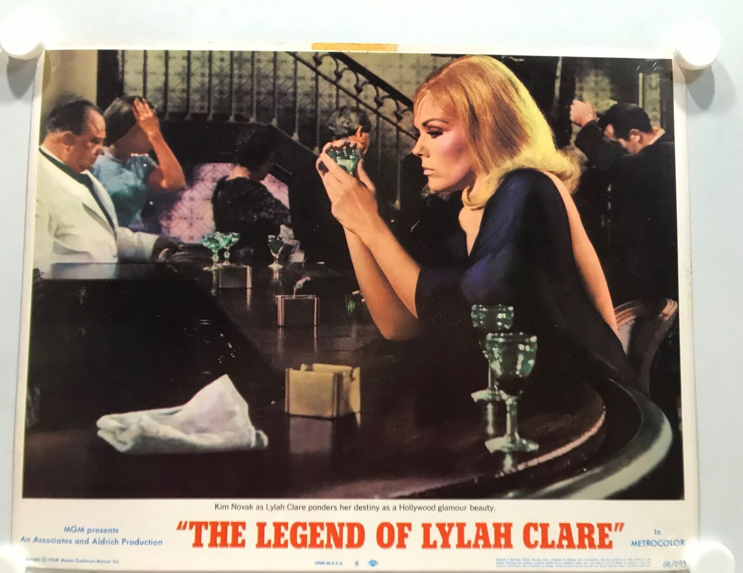 ORIGINAL LOBBY CARDS - THE LEGEND OF LYLAH CLARE - 1968 - set of 8