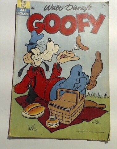 COMIC BOOK ~~ WALT DISNEY'S GOOFY G1221 KING SIZE COLOR