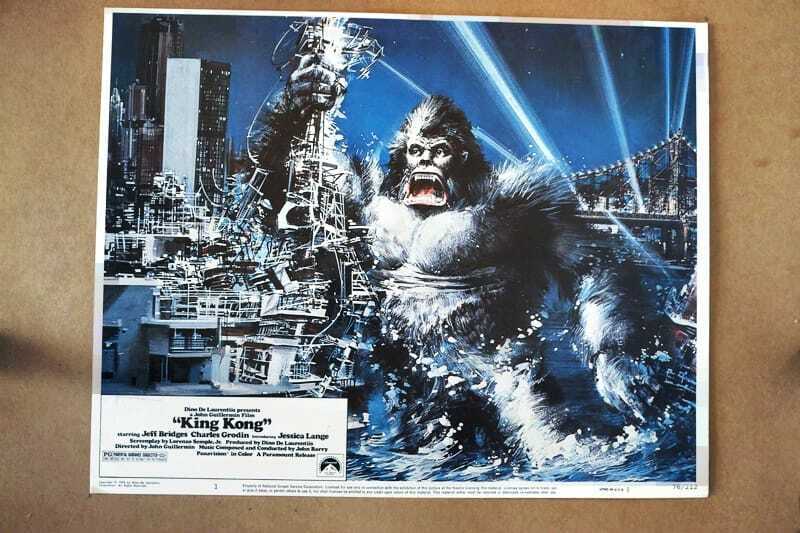 ORIGINAL LOBBY CARD - KING KONG - 1976 - key #1 card