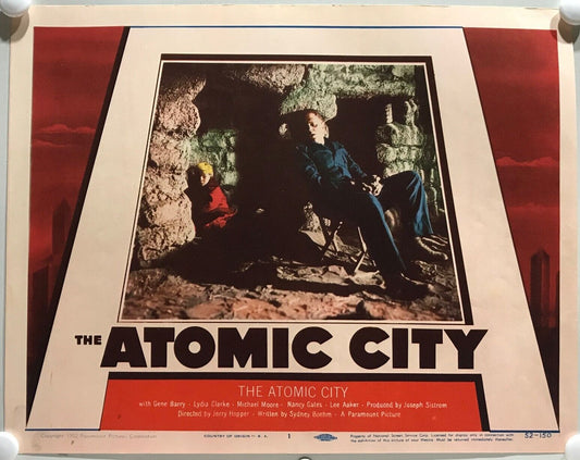 ORIGINAL LOBBY CARDS - THE ATOMIC CITY - 1952 - set of 8