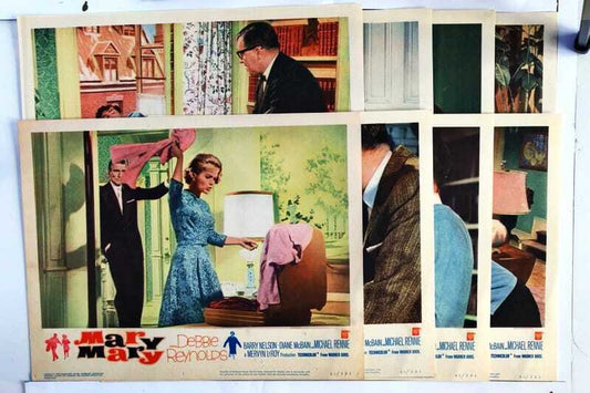 ORIGINAL LOBBY CARDS - MARY MARY - 1963 - set of 8