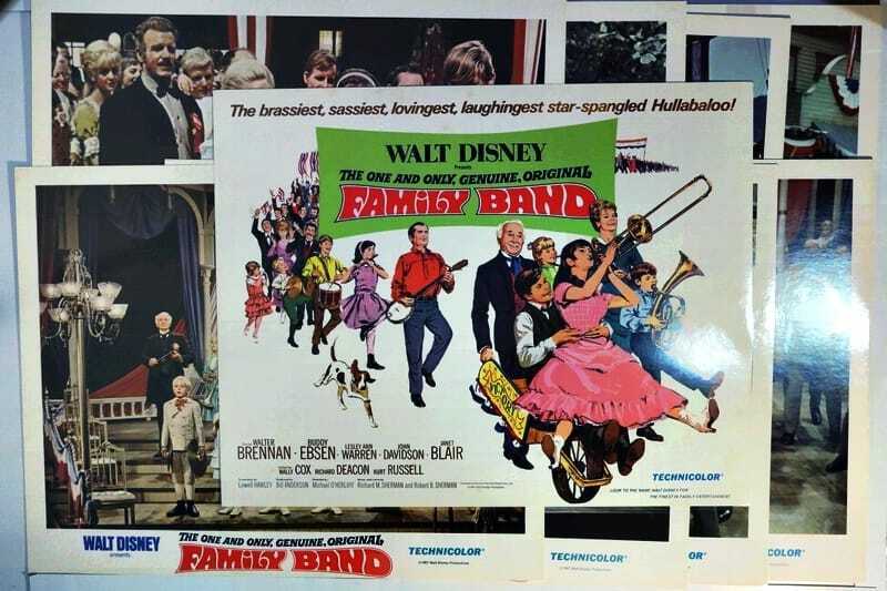 THE ONE AND ONLY, GENUINE, ORIGINAL FAMILY BAND - Walt Disney - 1967 - set of 9