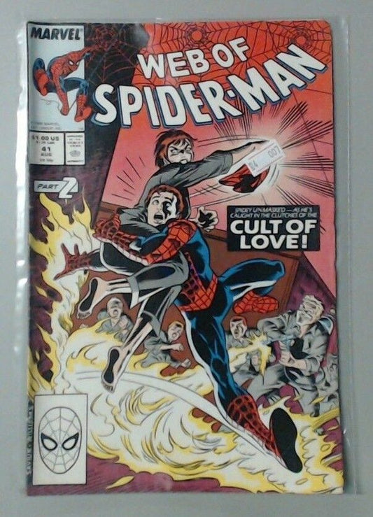 COMIC BOOK - MARVEL COMICS - SPIDERMAN - WEB OF SPIDER-MAN #41