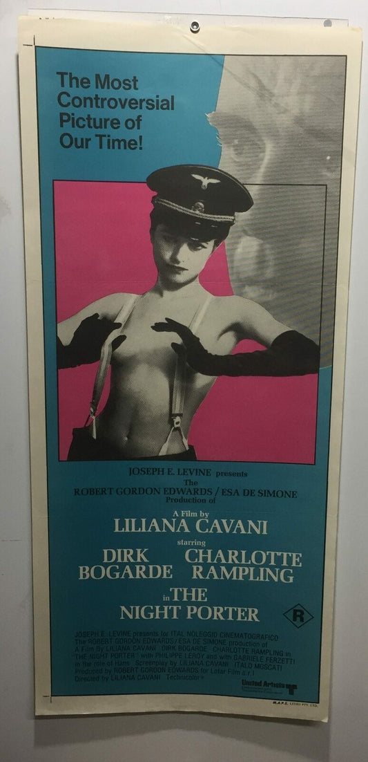 ORIGINAL DAYBILL MOVIE POSTER - THE NIGHT PORTER - 1974