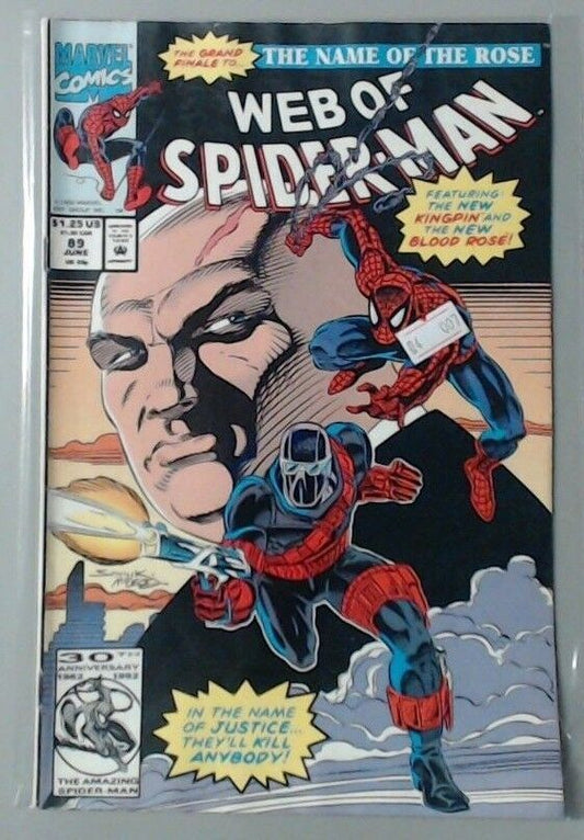 COMIC BOOK - MARVEL COMICS - SPIDER-MAN - WEB OF SPIDER-MAN #89