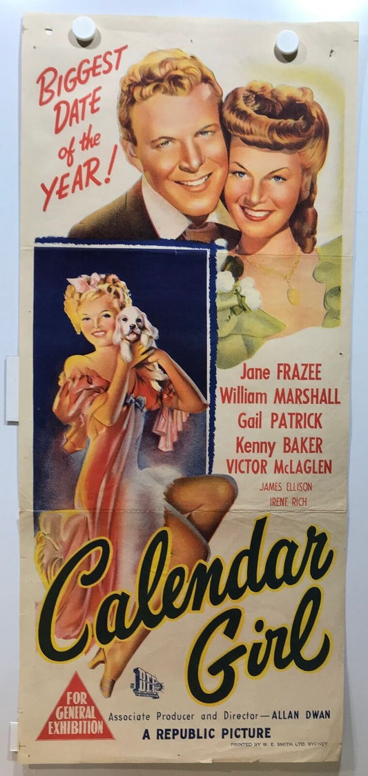 ORIGINAL DAYBILL MOVIE POSTER - CALENDAR GIRL