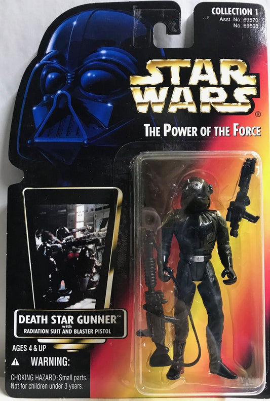 STAR WARS - KENNER - POTF - DEATH STAR GUNNER - with Radiation Suit and Blaster