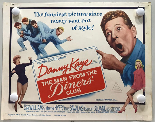 ORIGINAL LOBBY CARDS - THE MAN FROM DINERS CLUB - 1968 - set of 8