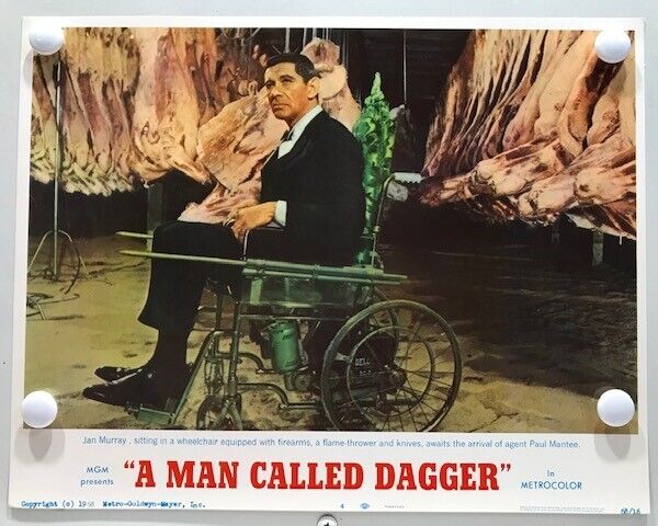 ORIGINAL LOBBY CARDS - MAN CALLED DAGGER - 1968 - set of 8