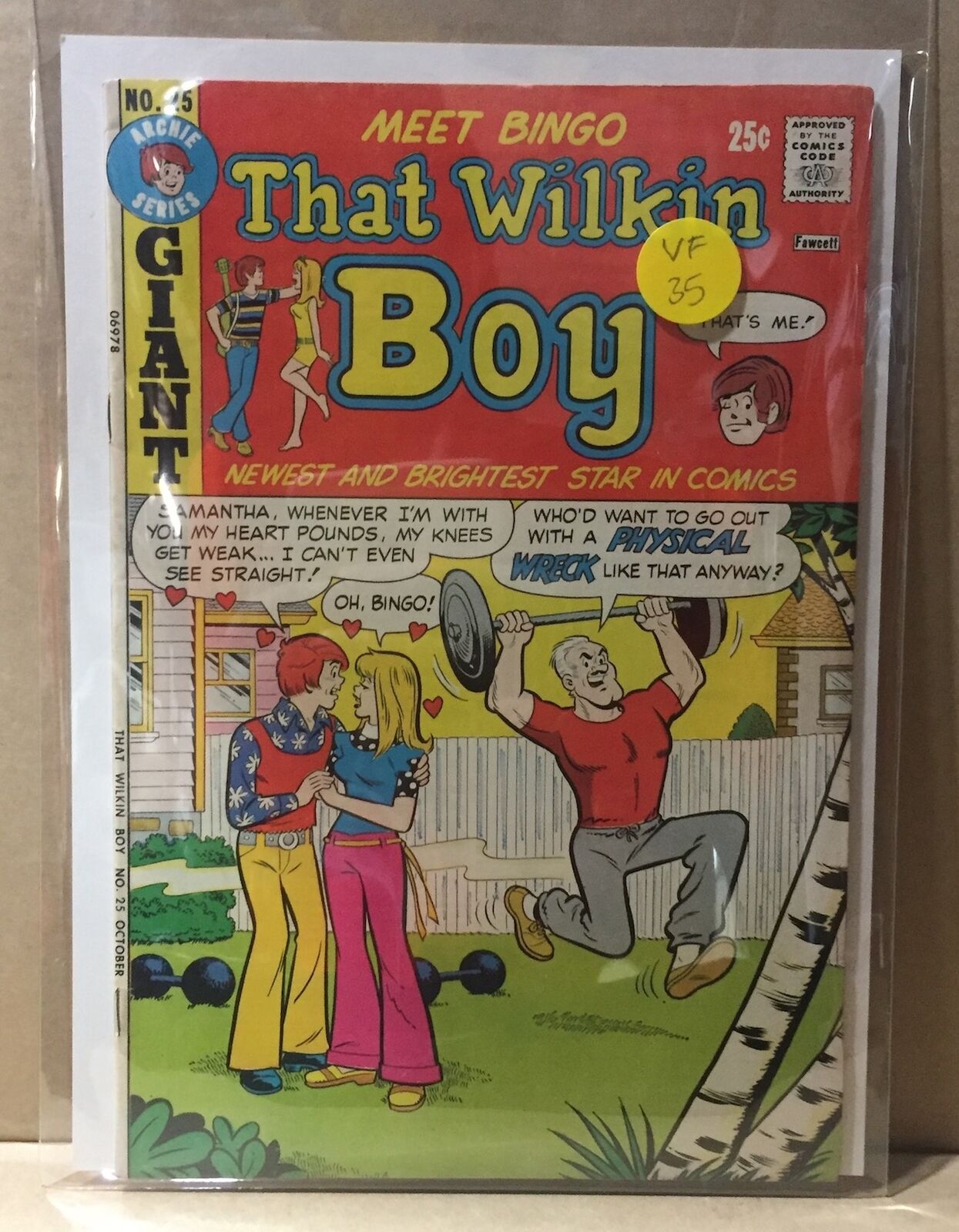 COMIC BOOK - THAT WALKIN BOY NO.25 ARCHIE BINGO GIANT