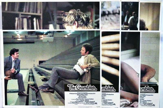 ORIGINAL LOBBY CARDS - THE GAMBLER - 1974 - set of 8