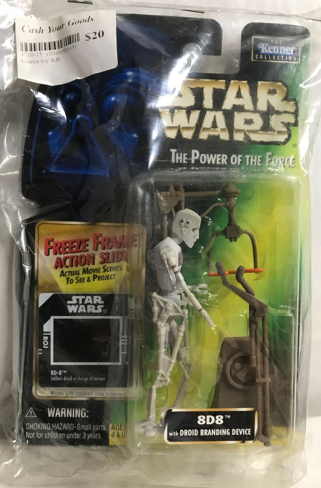 STAR WARS - KENNER - POTF - 8D8 - with Droid Branding Device