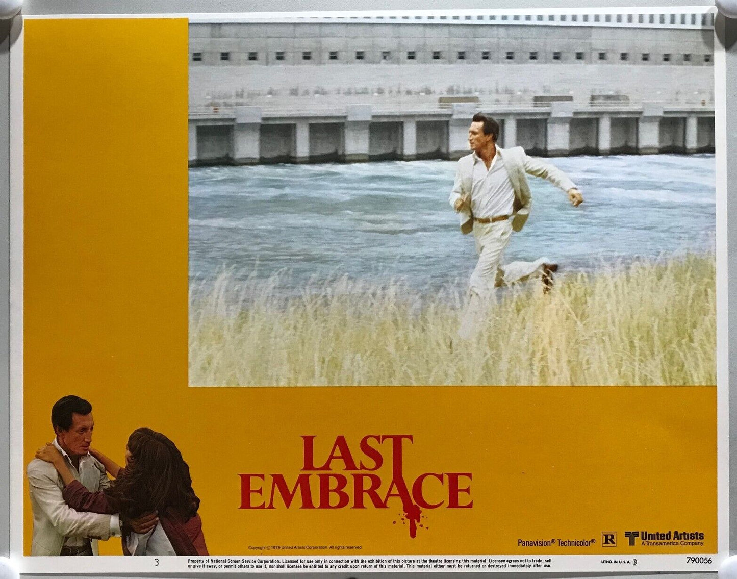 ORIGINAL LOBBY CARDS - LAST EMBRACE - 1979 - set of 8