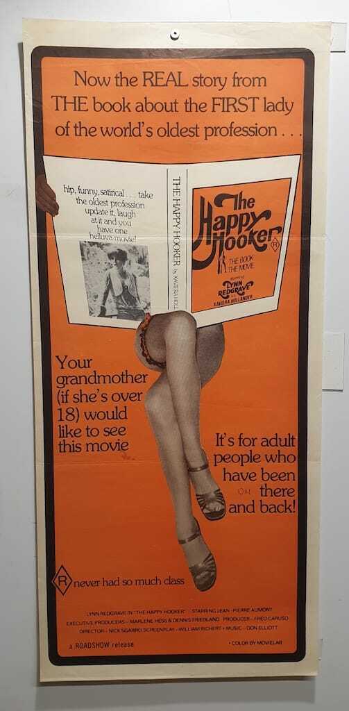 ORIGINAL DAYBILL MOVIE POSTER - THE HAPPY HOOKER - 1975