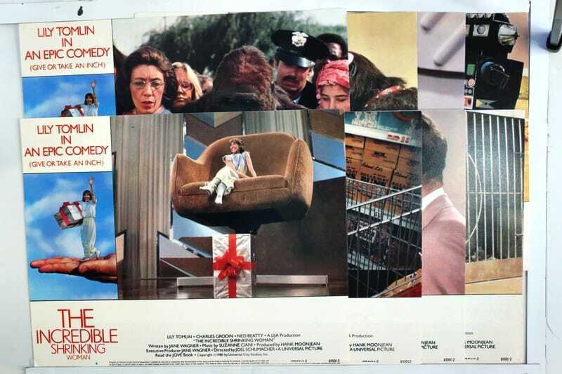 ORIGINAL LOBBY CARDS - THE INCREDIBLE SHRINKING WOMEN - 1981 - set of 8