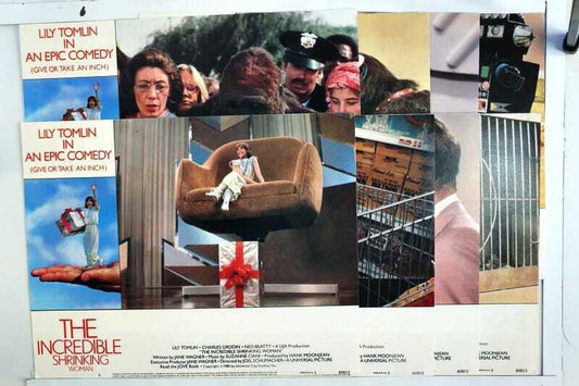 ORIGINAL LOBBY CARDS - THE INCREDIBLE SHRINKING WOMEN - 1981 - set of 8