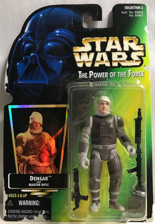 STAR WARS - KENNER - POTF - DENGAR - with Blaster Rifle