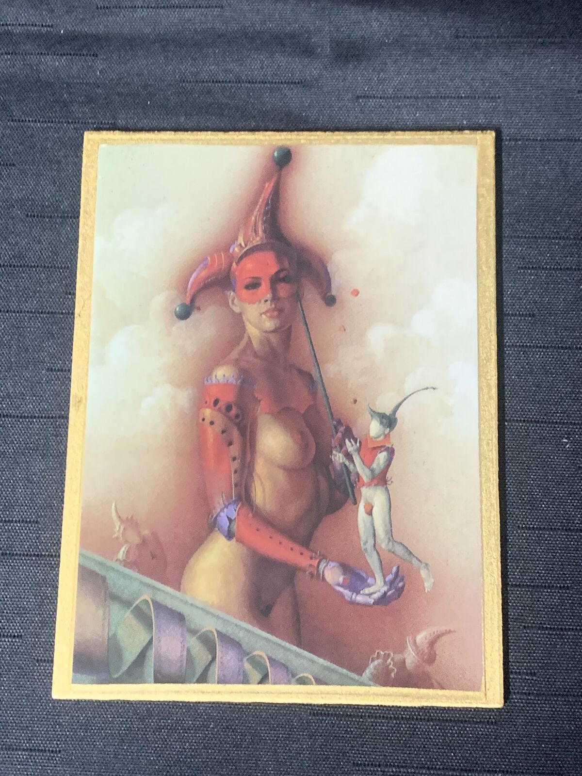 GIL BRUVEL ART PRINTS ON BOARD - GIL BRUVEL SURREALISM CARDS 6 ART WORKS 2D