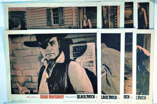 ORIGINAL LOBBY CARDS - BLACK PATCH - 1957 - set of 8