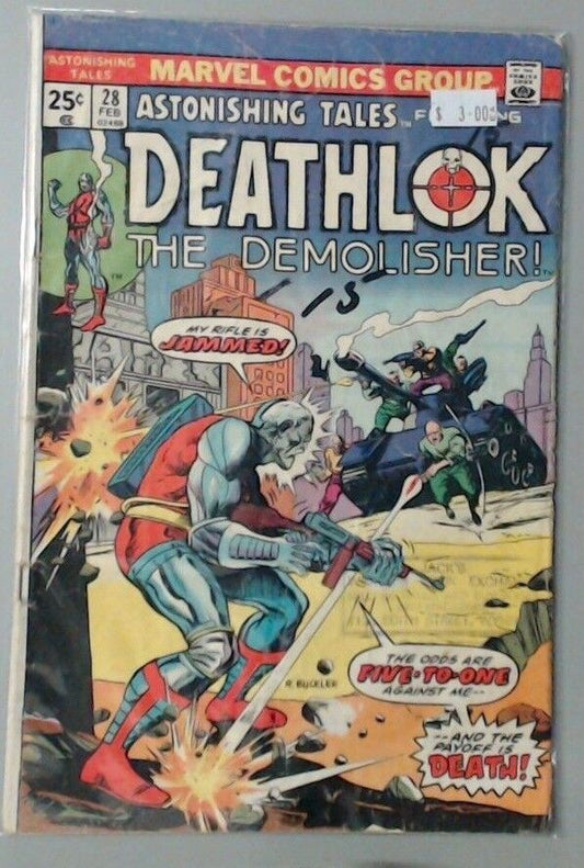 MARVEL COMIC BOOK - ASTONISHING TALES DEATHLOK NUMBER 28