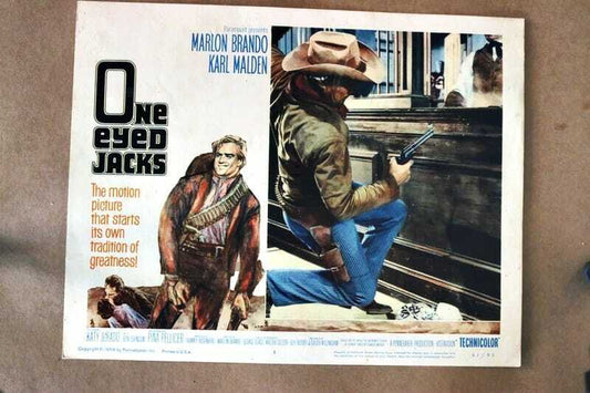 ORIGINAL LOBBY CARD - ONE EYED JACKS - 1961 key #1 card