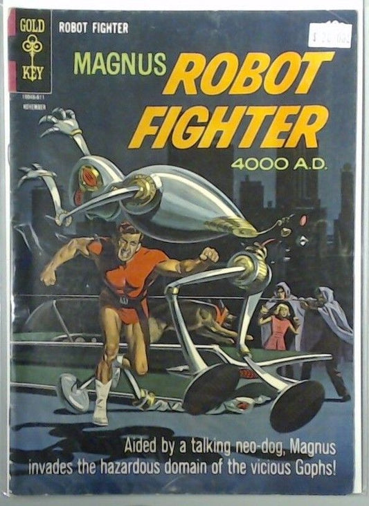 Comic Book Gold Key Magnus Robot Fighter 4000 A.D 16 10046-611 November