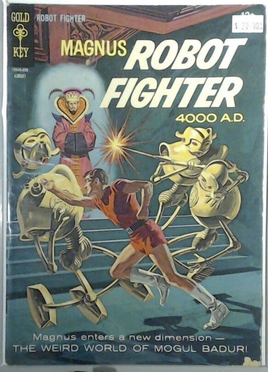 Comic Book Gold Key Magnus Robot Fighter 4000 A.D 15 10046-608 August