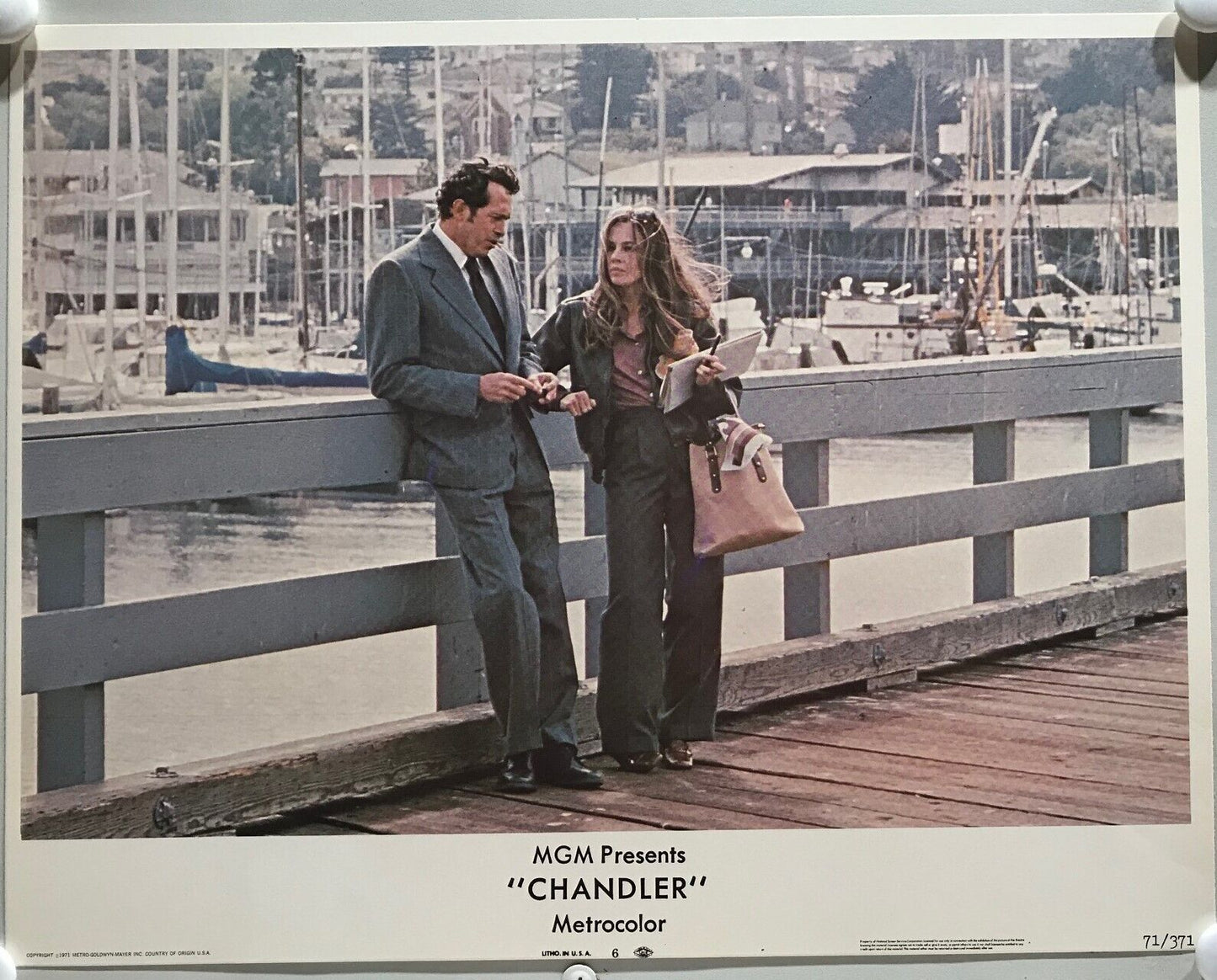 ORIGINAL LOBBY CARDS - CHANDLER - 1971 - set of 8