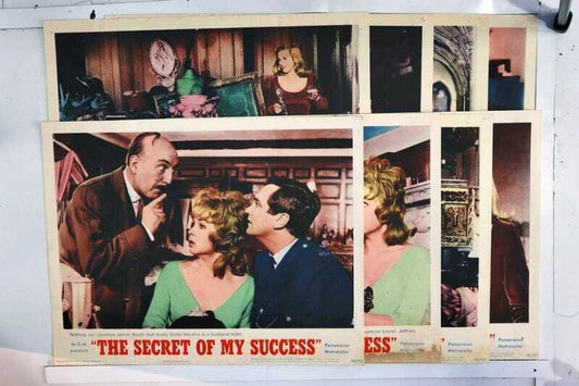 ORIGINAL LOBBY CARDS - THE SECRET OF MY SUCCESS - 1965 - set of 8