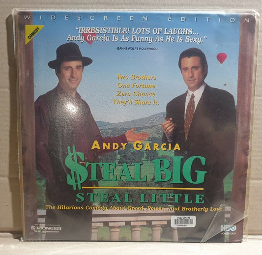 LASERDISC MOVIE - STEAL BIG STEAL LITTLE - Andy Garcia