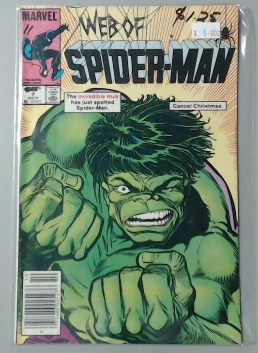 COMIC BOOK - MARVEL COMICS - SPIDER-MAN - WEB OF SPIDER-MAN #7