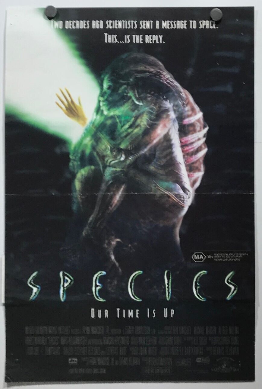 ORIGINAL DAYBILL MOVIE POSTER - SPECIES – AUSTRALIAN