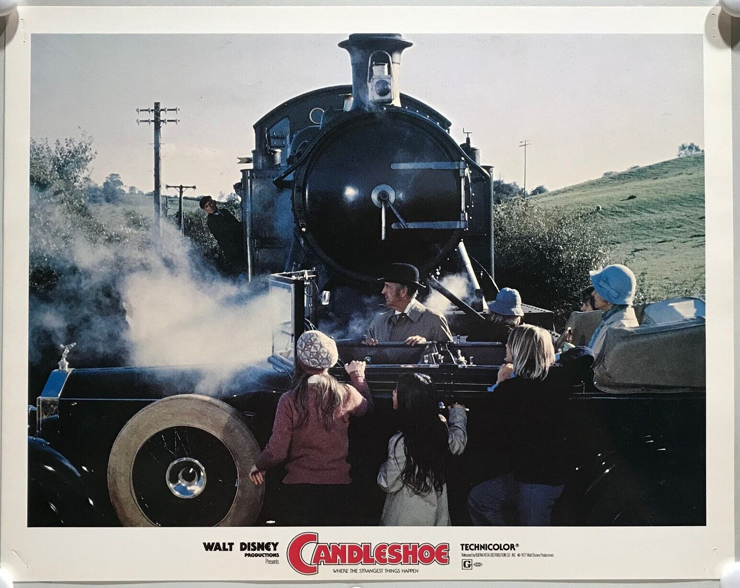 ORIGINAL LOBBY CARDS - CANDLESHOE - 1977 - set of 8